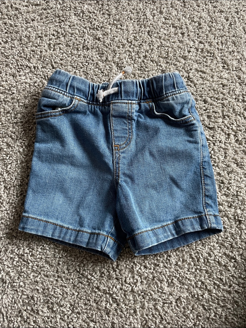jumping beans Light Blue Elastic Waist Denim Shorts